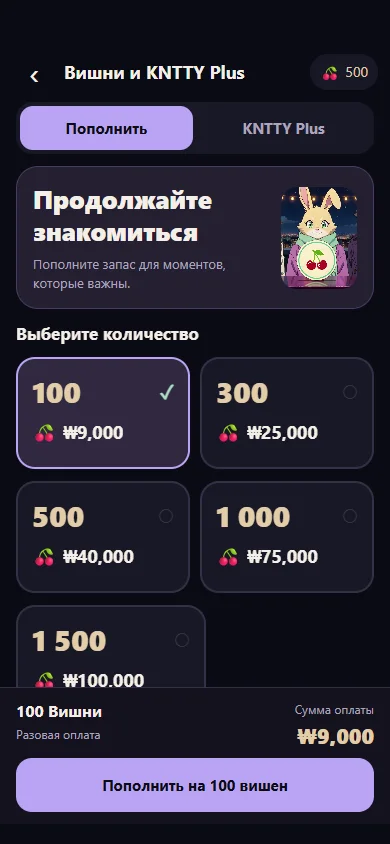 Вишни и Plus